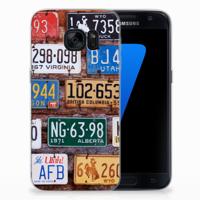 Samsung Galaxy S7 | Siliconen hoesje | met foto Kentekenplaten