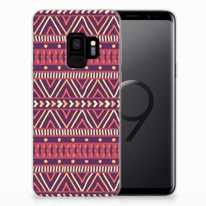 Samsung Galaxy S9 TPU bumper Aztec Paars