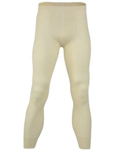 Heren Long John Zijde Wol Engel Natur Kleur Gebroken wit Maat 54/56 - Extra Large