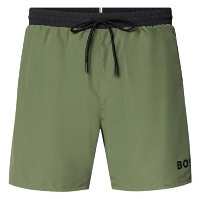 Boss zwemshort Starfish groen/zwart