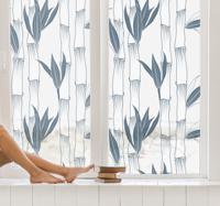 Douchewand stickers Bamboe planten patroon voor glas