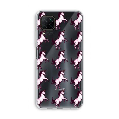 Musketon Unicorn: Huawei P40 Lite Transparant Hoesje