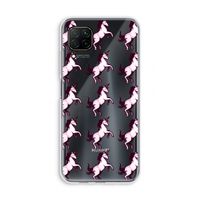 Musketon Unicorn: Huawei P40 Lite Transparant Hoesje