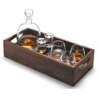 L.S.A. - Whisky Islay Connoiseur Set met Dienblad Set van 6 Stuks - Glas - Transparant - thumbnail