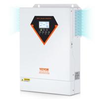 VEVOR 2-in-1 hybride zonne-omvormer 5500 W zonne-omvormer 11000 VA zuivere sinusgolf MPPT LCD-scherm 3 laadmodi (opladen op zonne-energie, opladen op netspanning, hybride opladen) en 4 uitgangsmodi (UTL, SOL, SBU, SUB)