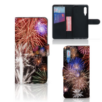 Xiaomi Mi 9 Wallet Case met Pasjes Vuurwerk - thumbnail