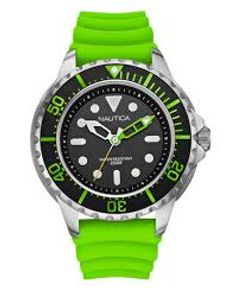 Nautica horlogeband A18634G Silicoon Groen 22mm