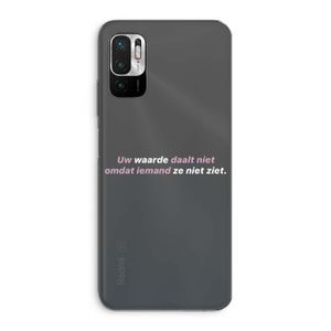 uw waarde daalt niet: Xiaomi Redmi Note 10 5G Transparant Hoesje