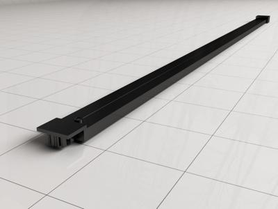 Xellanz Horizon stabilisatiestang 120cm voor inloopdouche mat zwart