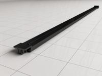 Xellanz Horizon stabilisatiestang 120cm voor inloopdouche mat zwart