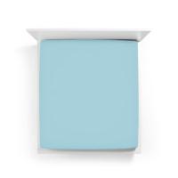 Bella Donna Bella Donna Hoeslaken Jersey Lits-Jumeaux licht turquoise - 0518 180/200-200/220