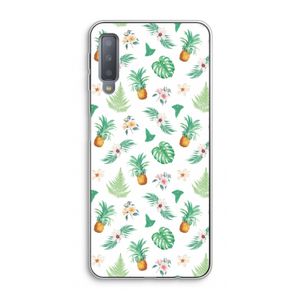 Ananas bladeren: Samsung Galaxy A7 (2018) Transparant Hoesje