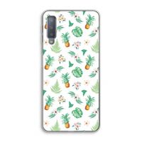 Ananas bladeren: Samsung Galaxy A7 (2018) Transparant Hoesje