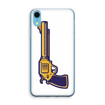 Pew Pew Pew: iPhone XR Transparant Hoesje
