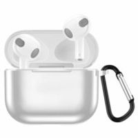 AirPods 3 hoesje - TPU - Electroplating series - Wit - thumbnail