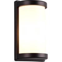 LED Tuinverlichting - Wandlamp Buitenlamp - Trion Hanem - E27 Fitting - Rond - Mat Zwart - Aluminium - thumbnail