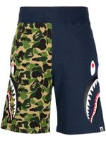 A BATHING APE® short ABC Camo Side Shark - Bleu