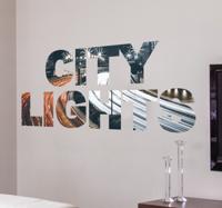 Muursticker City Lights