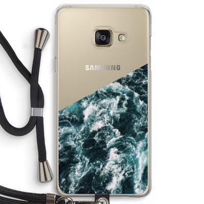 Zee golf: Samsung Galaxy A3 (2016) Transparant Hoesje met koord