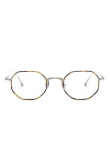 Matsuda lunettes de vue à monture géométrique - Marron