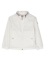 Moncler Enfant Farlak logo-patch hooded jacket - Blanc - thumbnail