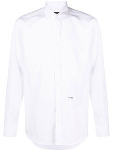 DSQUARED2 chemise boutonnée à détail de logo - Blanc