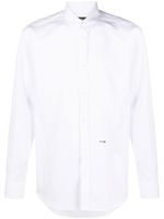 DSQUARED2 chemise boutonnée à détail de logo - Blanc