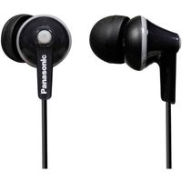 Panasonic RP-HJE125E-K hoofdtelefoon/headset Hoofdtelefoons Bedraad In-ear Muziek Zwart - thumbnail