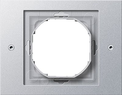 Gira TX 44 afdekraam 1-voudig aluminium