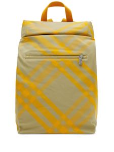 Burberry sac à dos Roll à carreaux - Jaune