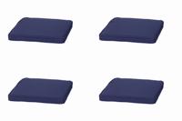 Kussen wicker multi Panama safier blauw Panama safier blauw (4 stuks) Madison - Madison