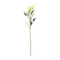 Kunstbloem lelie - wit - 91 cm Kunstbloem lelie - wit - 91 cm