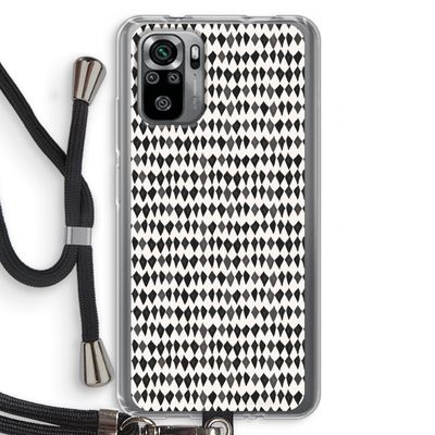 Crazy shapes: Xiaomi Redmi Note 10S Transparant Hoesje met koord