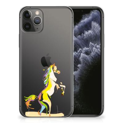 Apple iPhone 11 Pro Telefoonhoesje met Naam Horse Color Apple iPhone 11 Pro Telefoonhoesje met Naam Horse Color