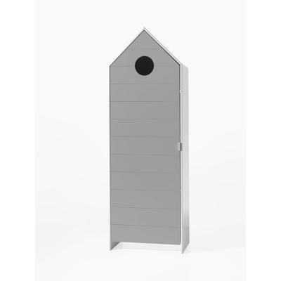 Leen Bakker - Vipack Kledingkast Casimi 1 Deurs - 171,5x57,6x37 Cm - MDF - Grijs