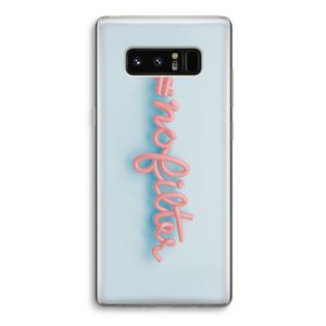 #nofilter: Samsung Galaxy Note 8 Transparant Hoesje