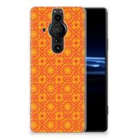 Sony Xperia Pro-I | TPU bumper | Batik Oranje