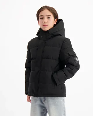 Black Bananas Plate Winterjas Kids Zwart - Maat 140 - Kleur: Zwart | Soccerfanshop
