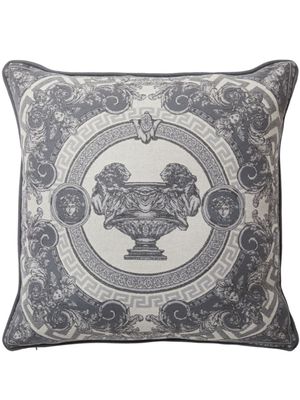 Versace coussin La Coupe Des Dieux en laine mélangée - Gris