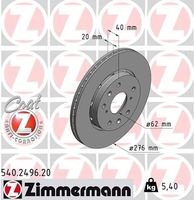 Remschijf Coat Z 540249620