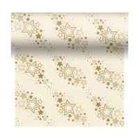 Duni 3-in1 Holiday Star Cream 40x480cm