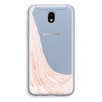 Peach bath: Samsung Galaxy J5 (2017) Transparant Hoesje