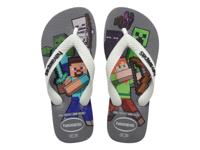 Havaianas Kids Minecraft steel grey white Multi grijs maat 3536