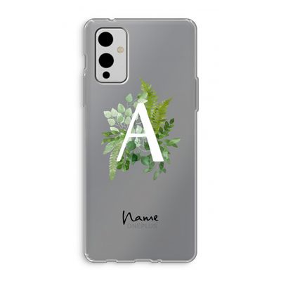 Green Brush: OnePlus 9 Transparant Hoesje
