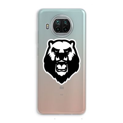 Angry Bear (white): Xiaomi Mi 10T Lite 5G Transparant Hoesje