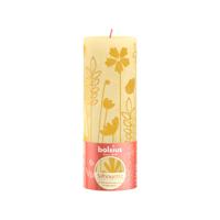 Bolsius rustieke stompkaars 19x6,8 cm butter yellow Bolsius rustieke stompkaars 19x6,8 cm butter yellow
