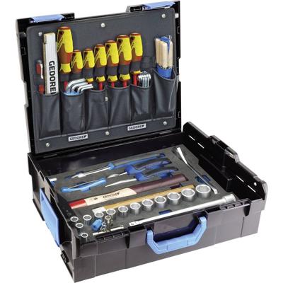 Gedore 1100-01 Gereedschapskoffer (gevuld) 58-delig Handwerker (l x b x h) 442 x 357 x 151 mm