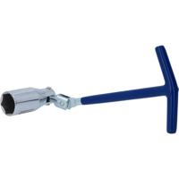 KS Tools 517.1175 T-handgreep bougiesleutel met scharnier, 21 mm