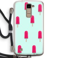 Waterijsje: LG K10 (2016) Transparant Hoesje met koord