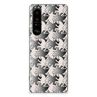 Sony Xperia 1 III TPU Hoesje Salamander Grey - thumbnail